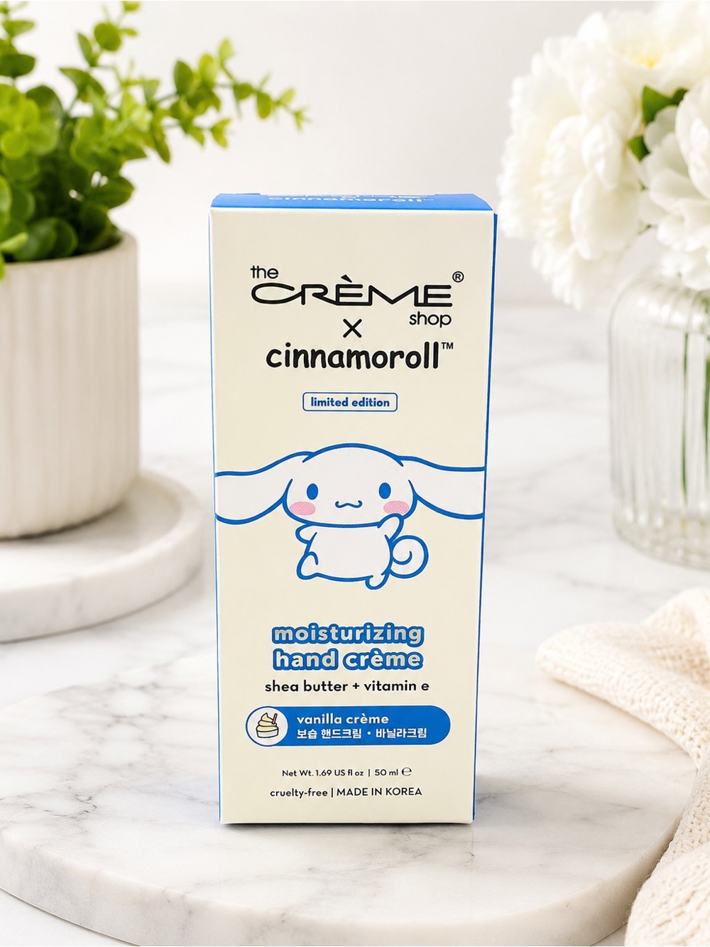 The Crème Shop x Cinnamoroll Vanilla Hand Crème 1.69 oz | Limited Edition